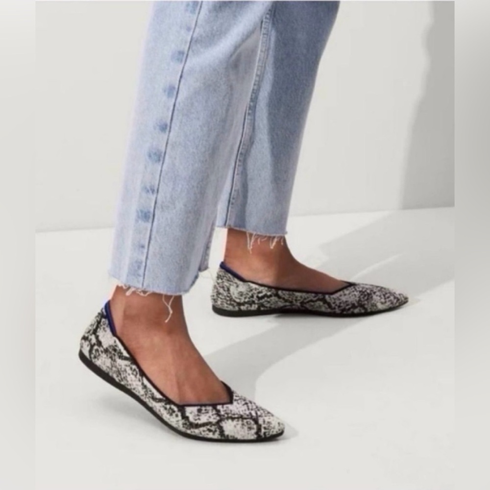 NIB Rothy's The Point Flats in Python, Size 9 - Picture 7 of 7